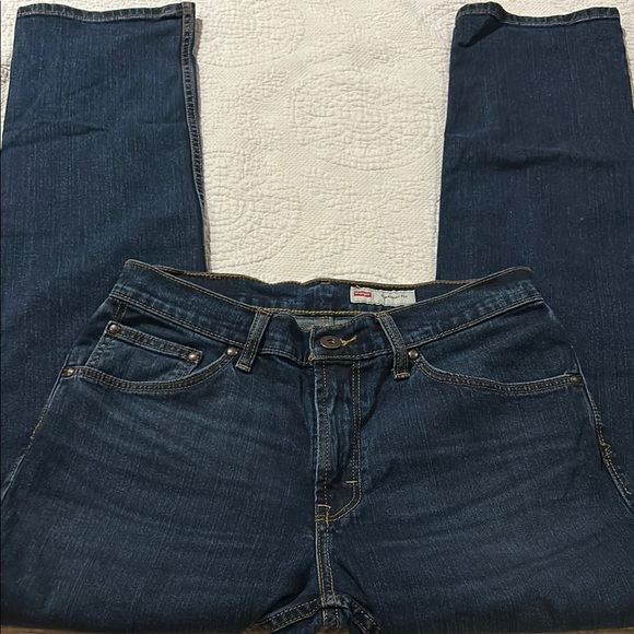 Wrangler Blue Straight Jeans Classic Denim Style. 30/32. - Picture 3 of 10